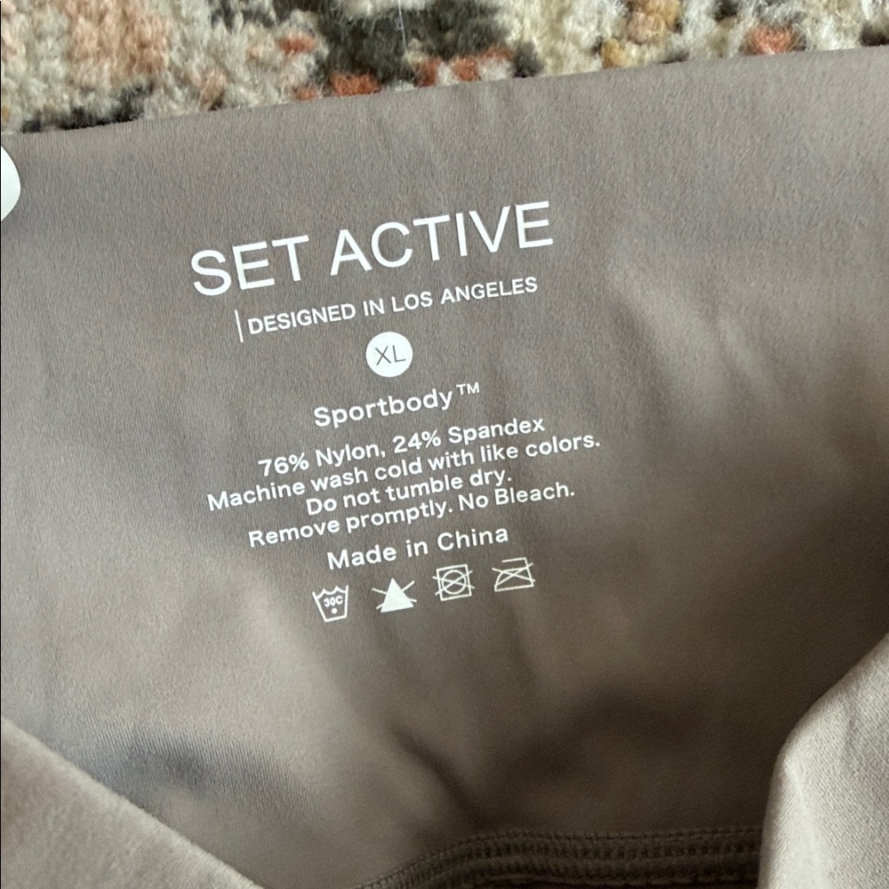 Set Active SportBody Gray Leggings - Picture 3 of 7